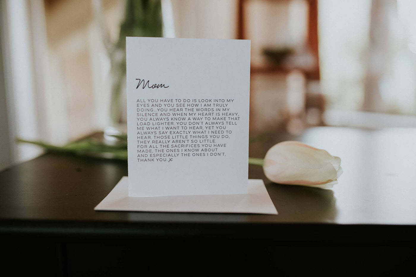 Letter to Mom Greeting Card - Edition 2