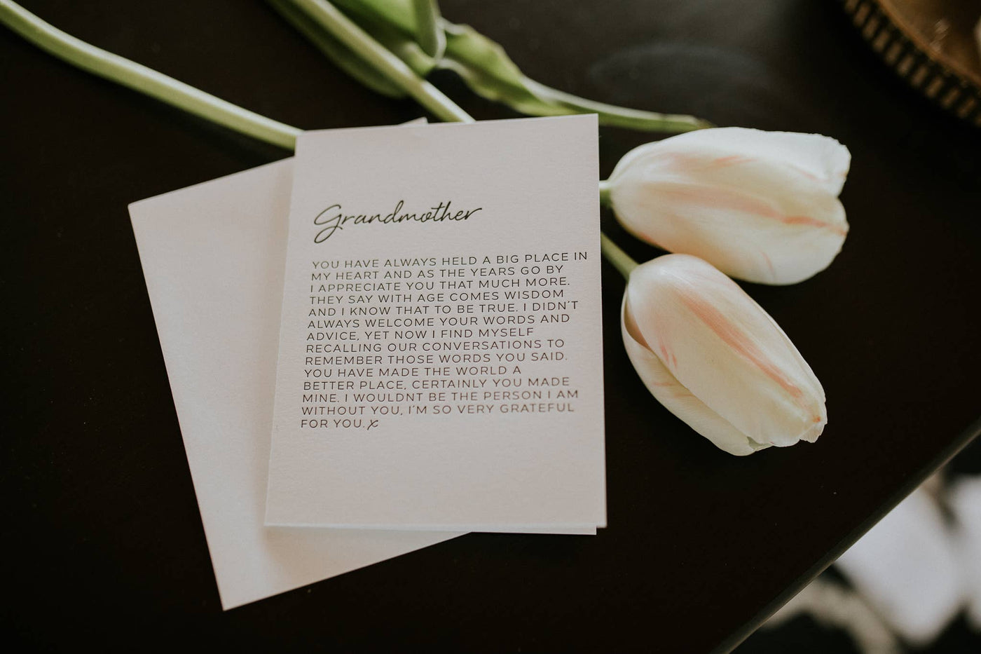 Letter to Grandmother Greeting Card