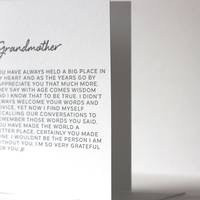 Letter to Grandmother Greeting Card