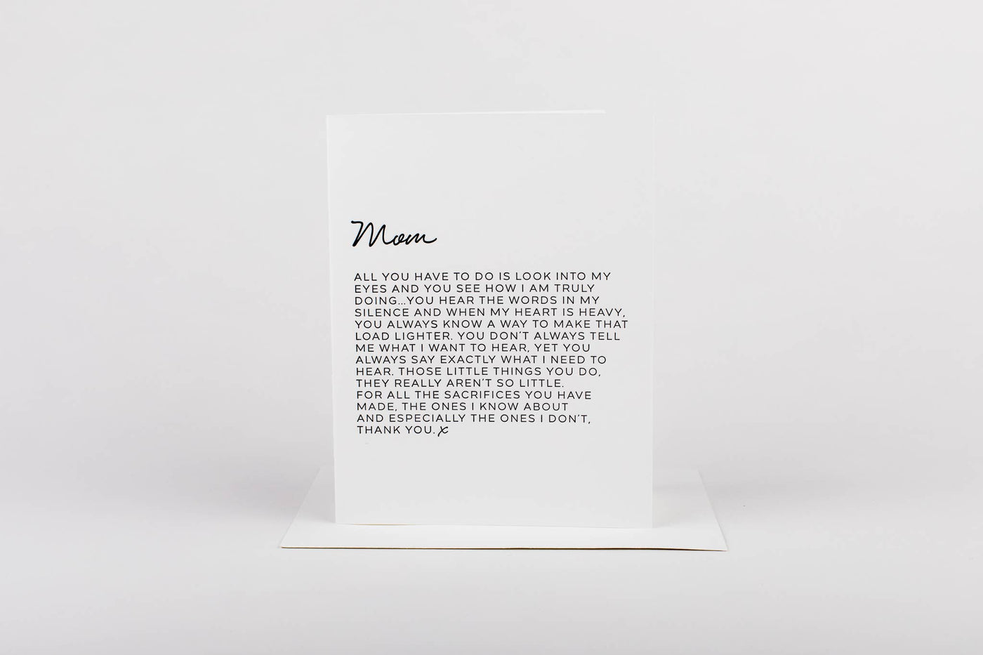 Letter to Mom Greeting Card - Edition 2