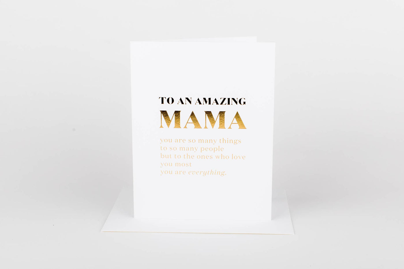 To an Amazing Mama