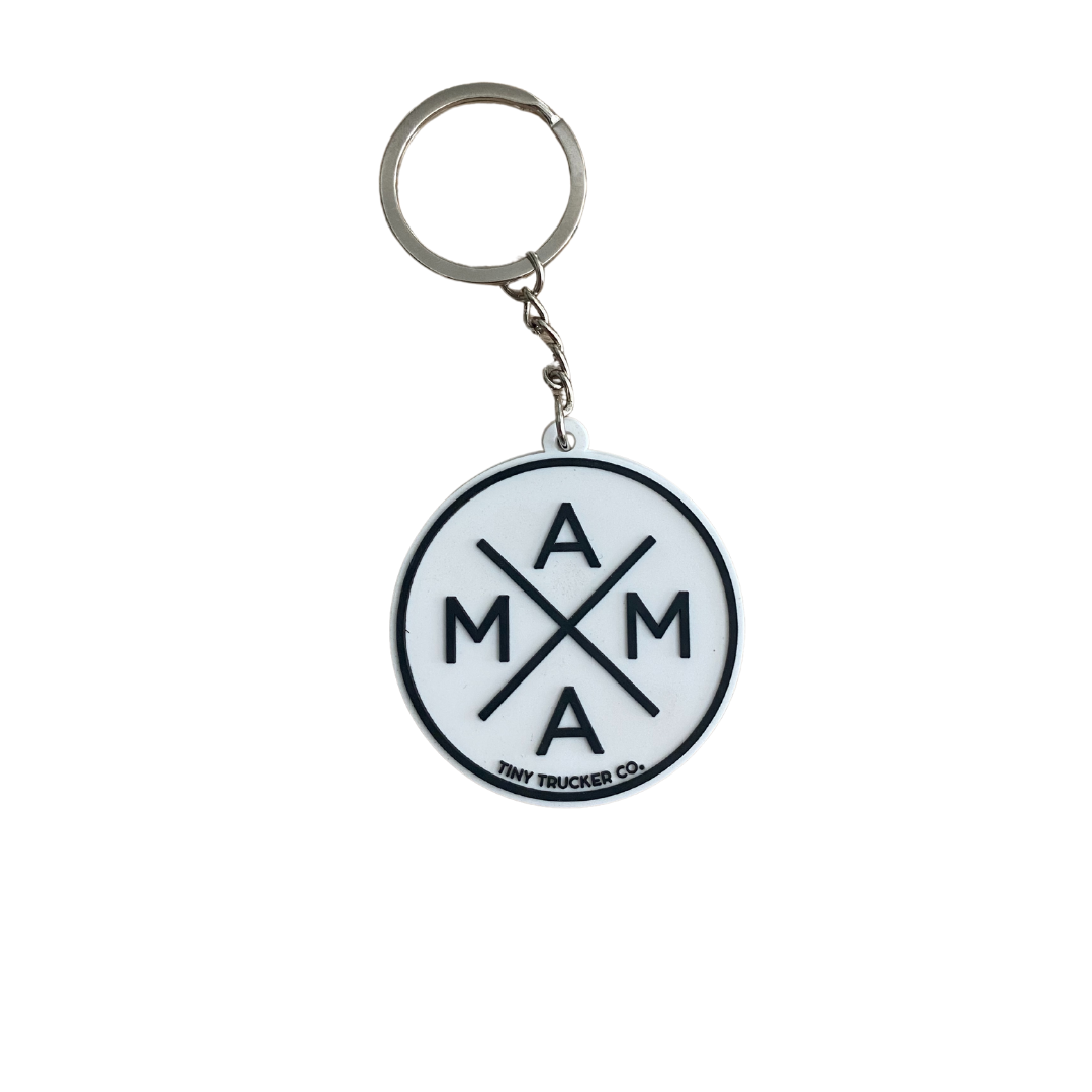 Mama X™ Keychain: White